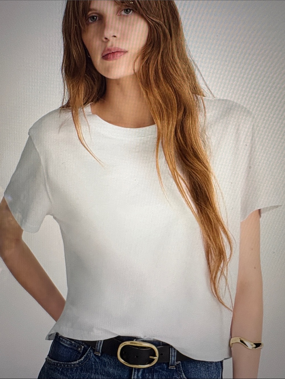 Madewell White Relaxed Crewneck Short Sleeve Tee